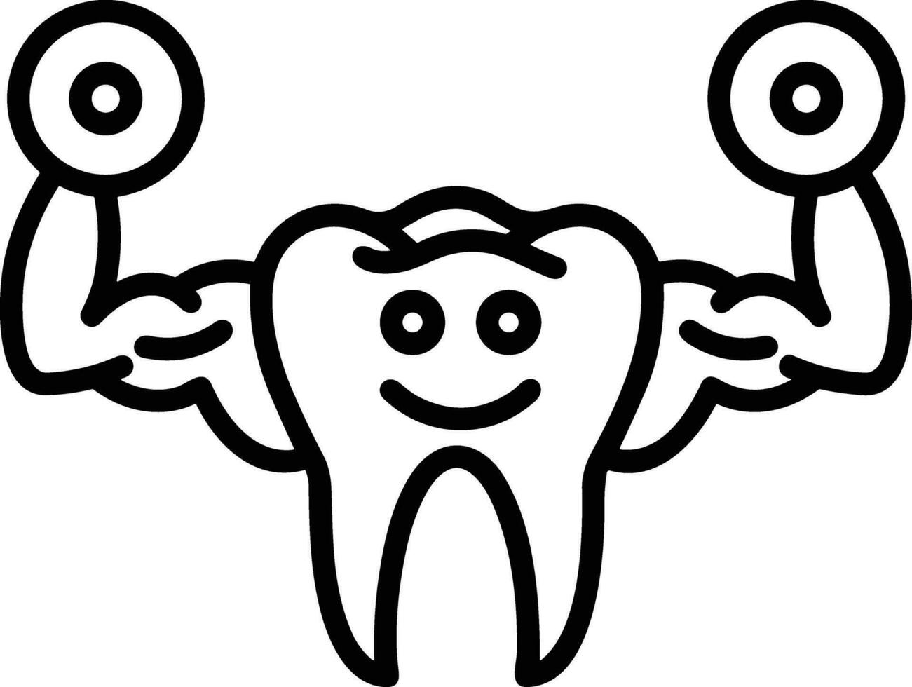 Zahn Zahnarzt Symbol Symbol Bild Vektor. Illustration von das Dental Medizin Symbol Design Grafik Bild vektor