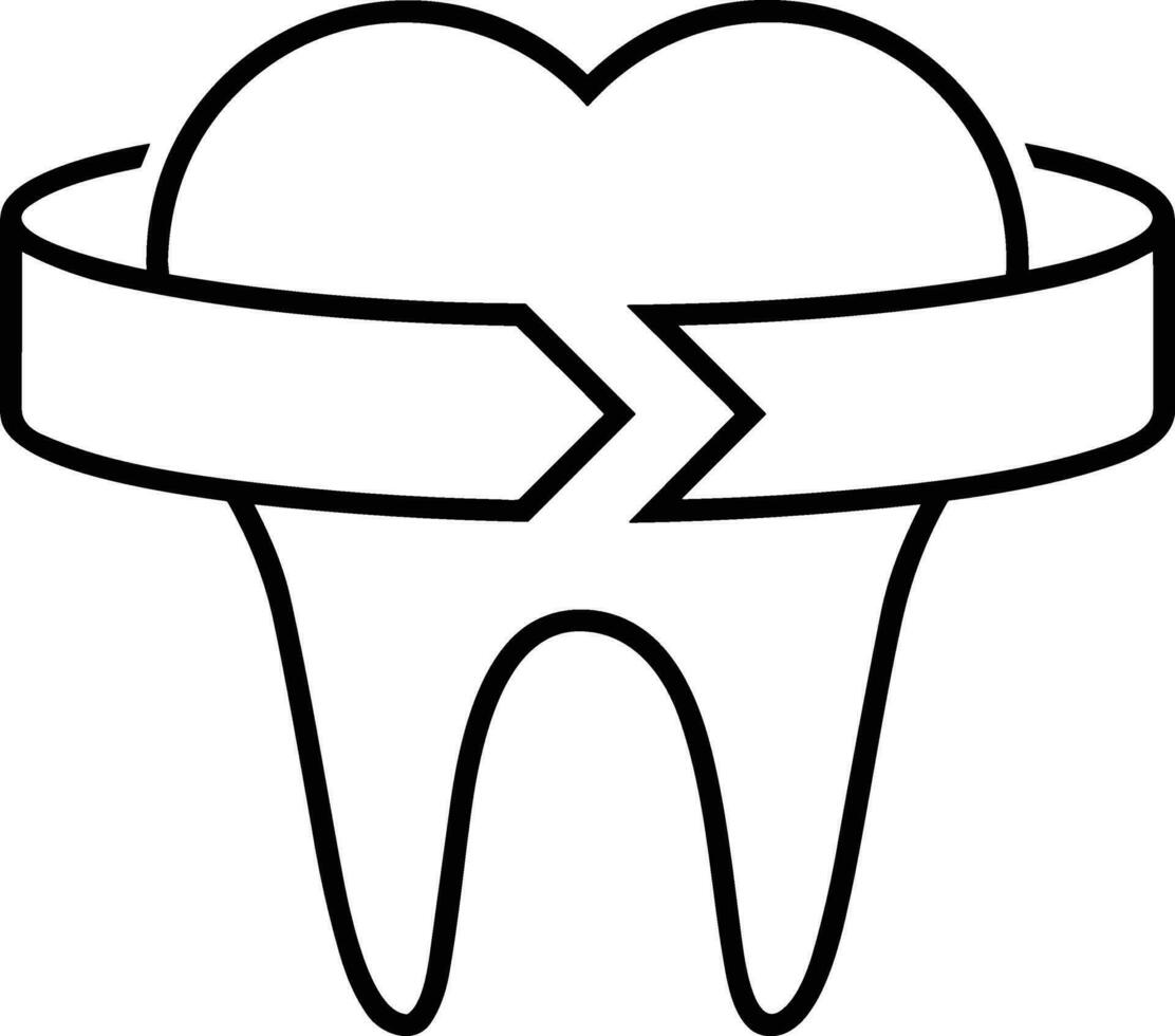 Zahn Zahnarzt Symbol Symbol Bild Vektor. Illustration von das Dental Medizin Symbol Design Grafik Bild vektor