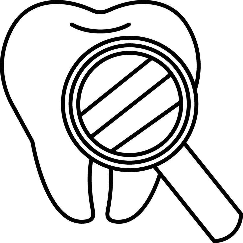 Zahn Zahnarzt Symbol Symbol Bild Vektor. Illustration von das Dental Medizin Symbol Design Grafik Bild vektor