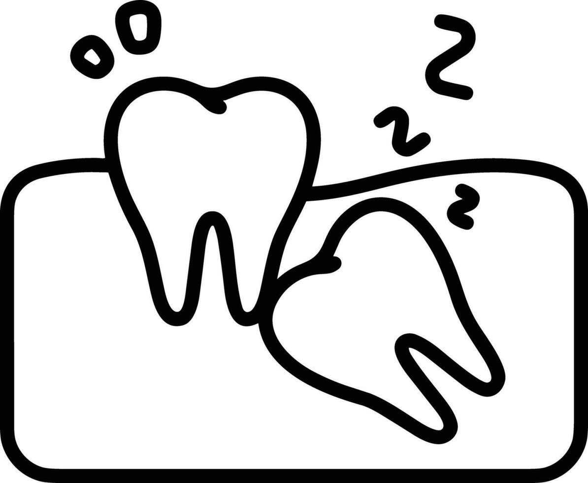 Zahn Zahnarzt Symbol Symbol Bild Vektor. Illustration von das Dental Medizin Symbol Design Grafik Bild vektor