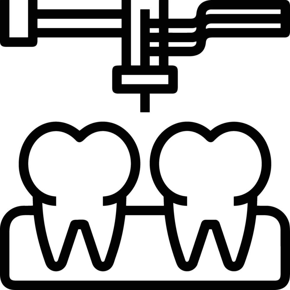 Zahn Zahnarzt Symbol Symbol Bild Vektor. Illustration von das Dental Medizin Symbol Design Grafik Bild vektor