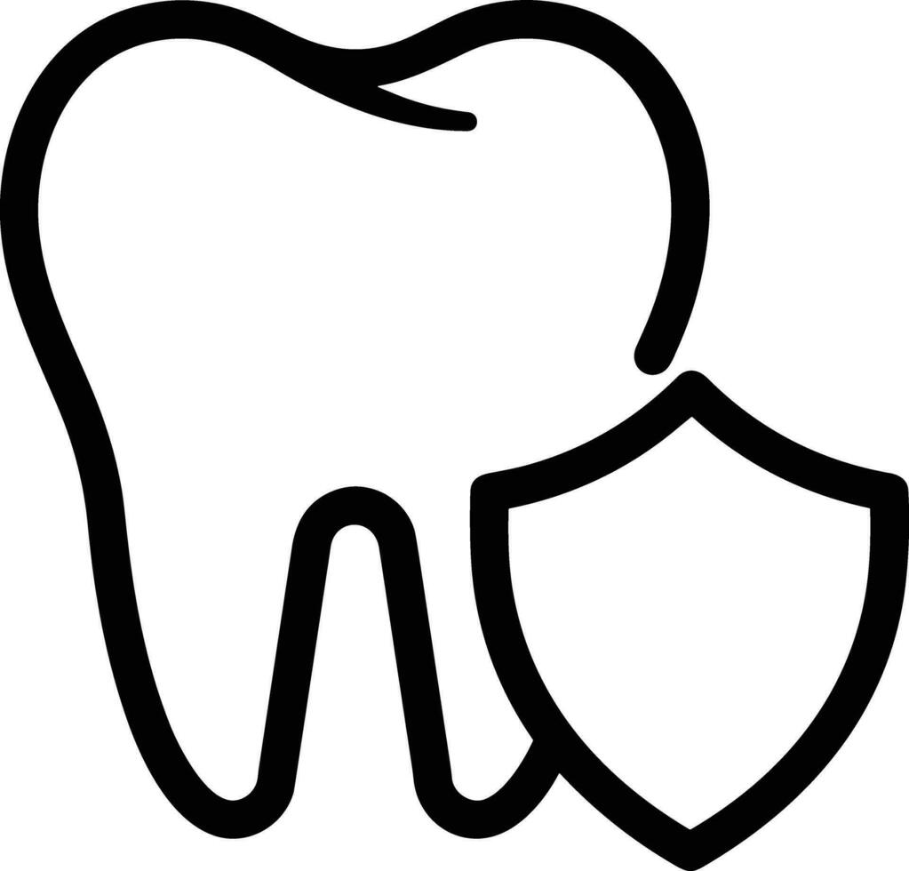 Zahn Zahnarzt Symbol Symbol Bild Vektor. Illustration von das Dental Medizin Symbol Design Grafik Bild vektor