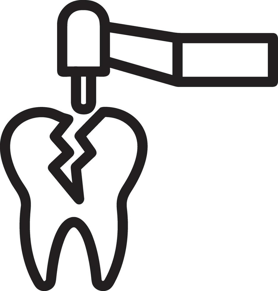 Zahn Zahnarzt Symbol Symbol Bild Vektor. Illustration von das Dental Medizin Symbol Design Grafik Bild vektor