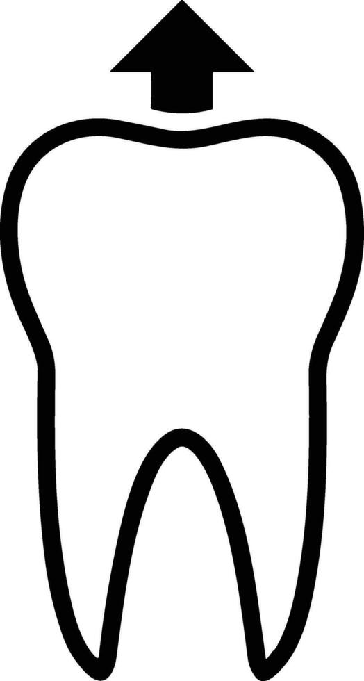 Zahn Zahnarzt Symbol Symbol Bild Vektor. Illustration von das Dental Medizin Symbol Design Grafik Bild vektor