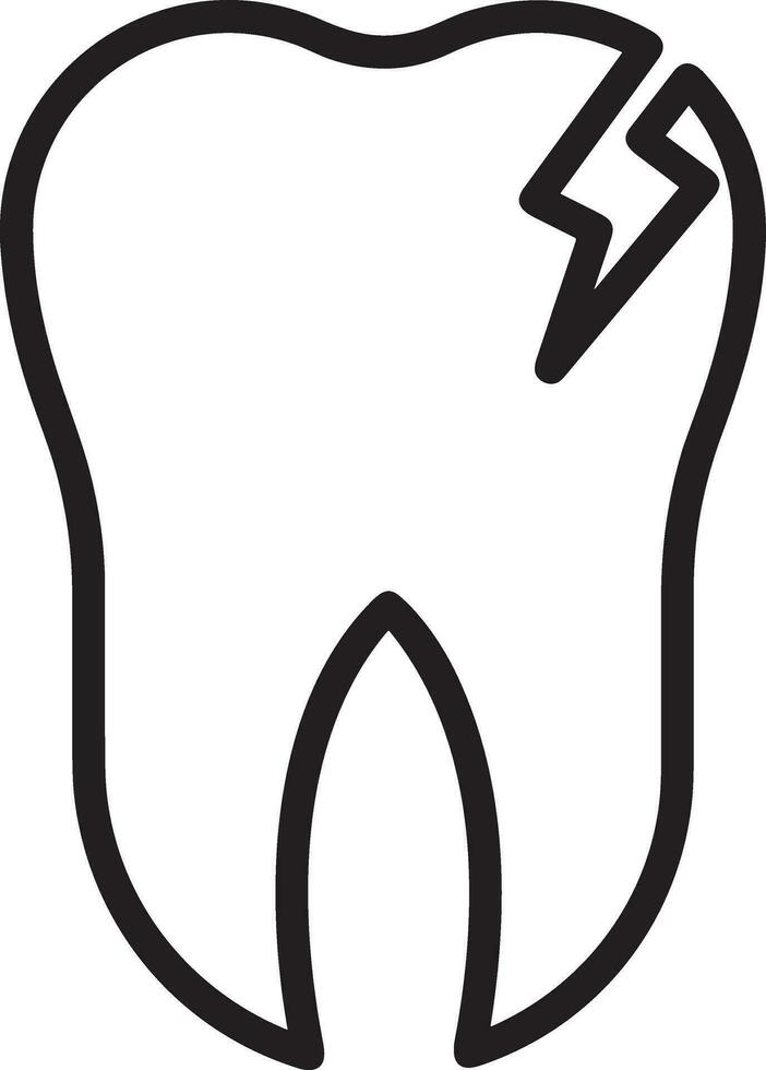 Zahn Zahnarzt Symbol Symbol Bild Vektor. Illustration von das Dental Medizin Symbol Design Grafik Bild vektor