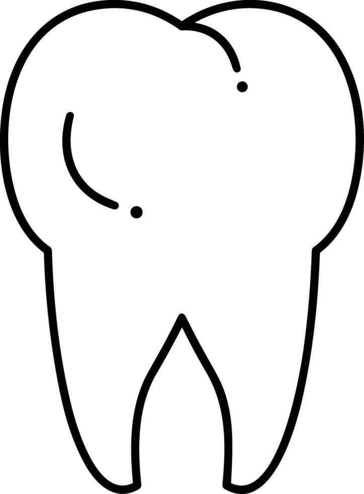 Zahn Zahnarzt Symbol Symbol Bild Vektor. Illustration von das Dental Medizin Symbol Design Grafik Bild vektor