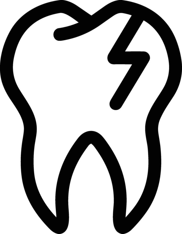 Zahn Zahnarzt Symbol Symbol Bild Vektor. Illustration von das Dental Medizin Symbol Design Grafik Bild vektor