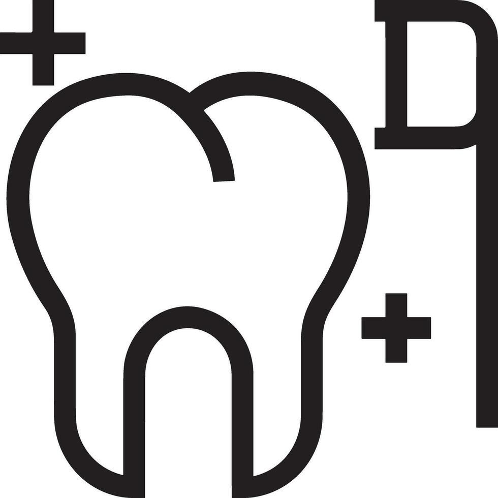 tand tandläkare ikon symbol bild vektor. illustration av de dental medicin symbol design grafisk bild vektor