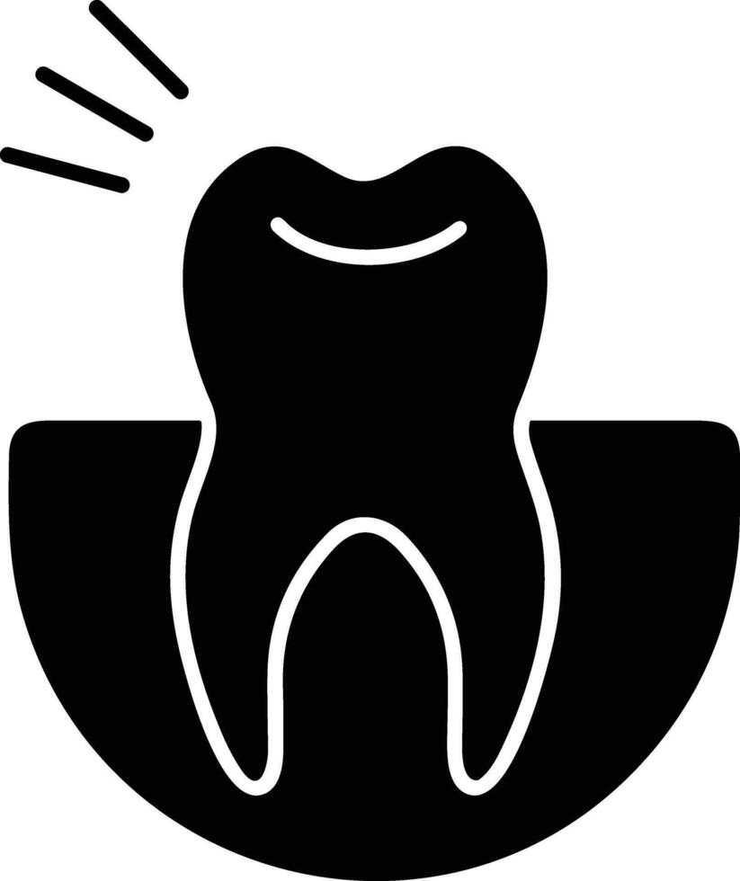 Zahn Zahnarzt Symbol Symbol Bild Vektor. Illustration von das Dental Medizin Symbol Design Grafik Bild vektor