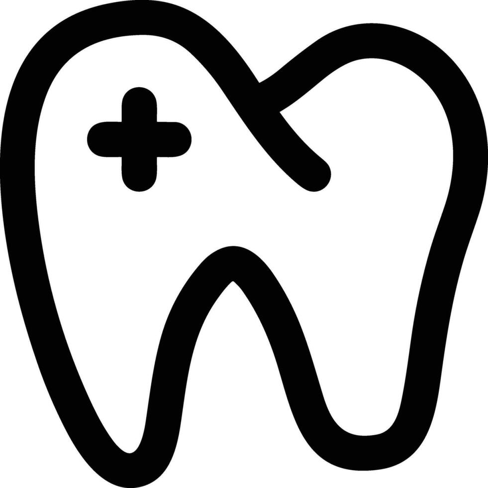 Zahn Zahnarzt Symbol Symbol Bild Vektor. Illustration von das Dental Medizin Symbol Design Grafik Bild vektor