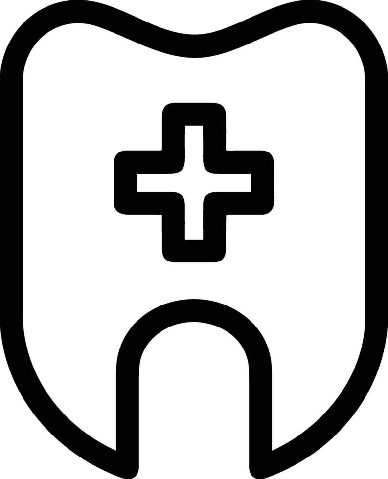 Zahn Zahnarzt Symbol Symbol Bild Vektor. Illustration von das Dental Medizin Symbol Design Grafik Bild vektor