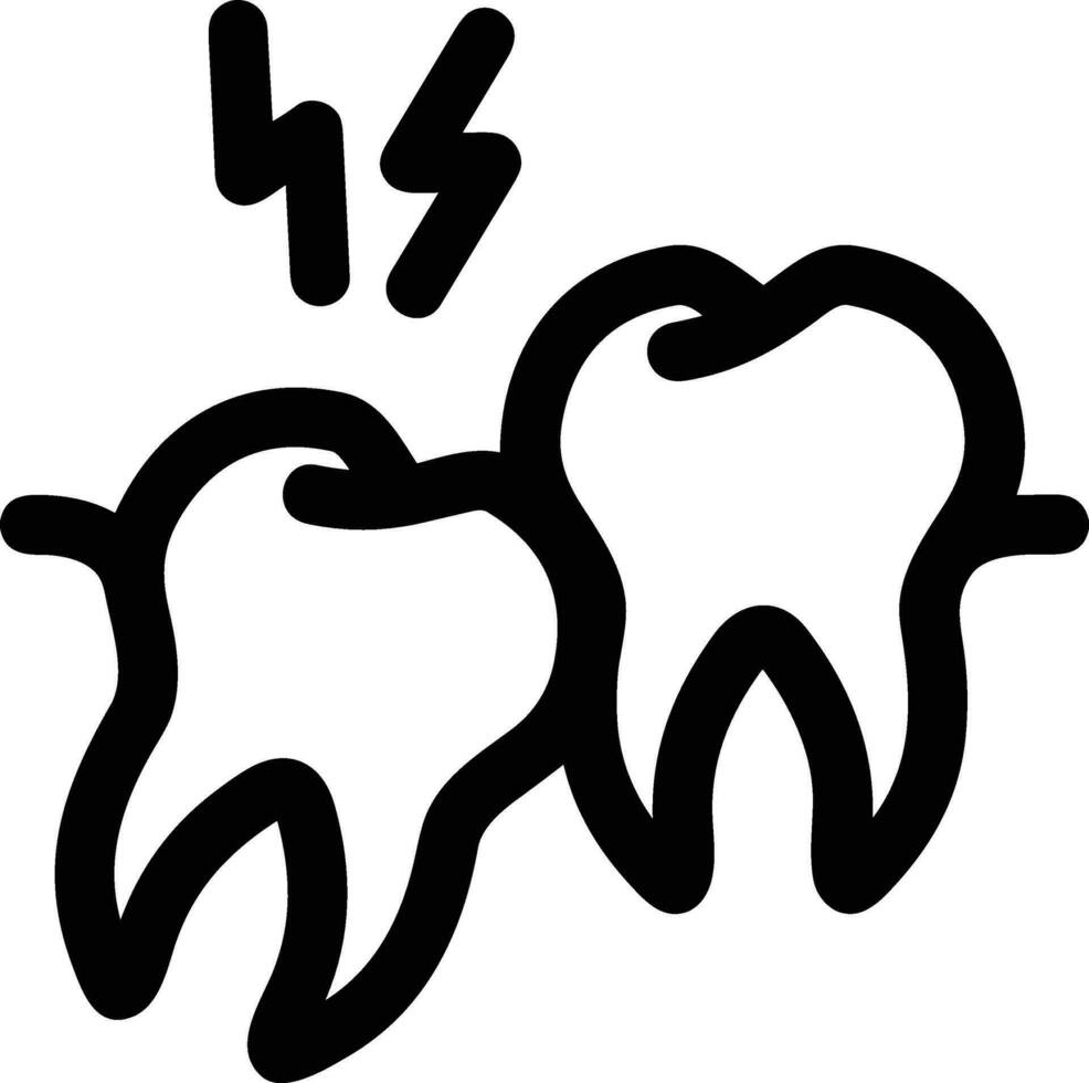 Zahn Zahnarzt Symbol Symbol Bild Vektor. Illustration von das Dental Medizin Symbol Design Grafik Bild vektor