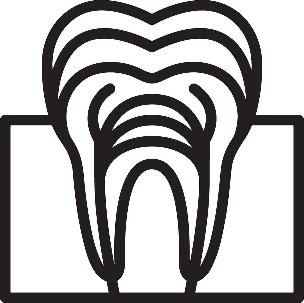 Zahn Zahnarzt Symbol Symbol Bild Vektor. Illustration von das Dental Medizin Symbol Design Grafik Bild vektor