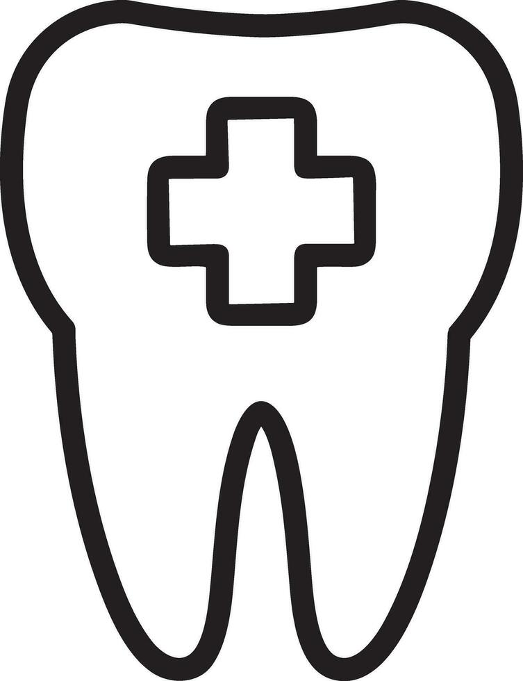 Zahn Zahnarzt Symbol Symbol Bild Vektor. Illustration von das Dental Medizin Symbol Design Grafik Bild vektor