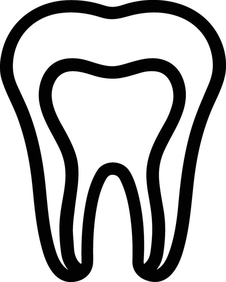 Zahn Zahnarzt Symbol Symbol Bild Vektor. Illustration von das Dental Medizin Symbol Design Grafik Bild vektor