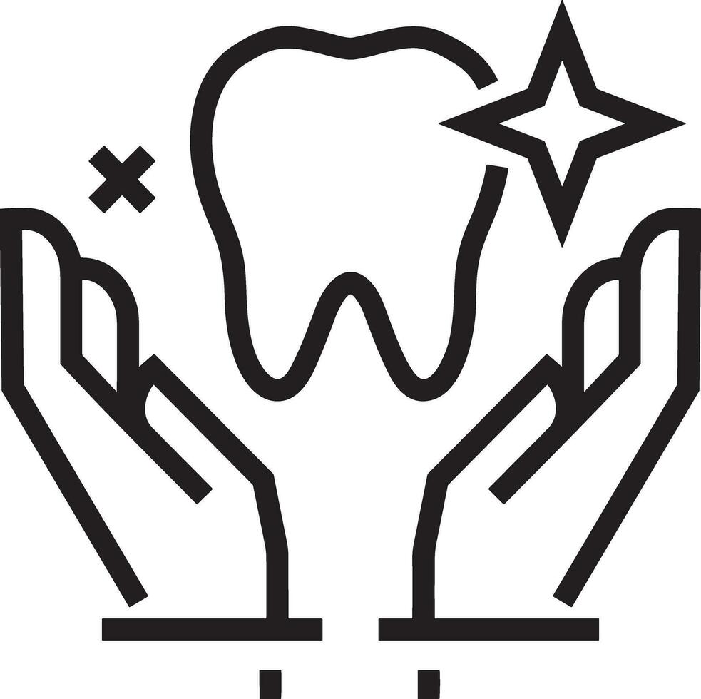 tand tandläkare ikon symbol bild vektor. illustration av de dental medicin symbol design grafisk bild vektor