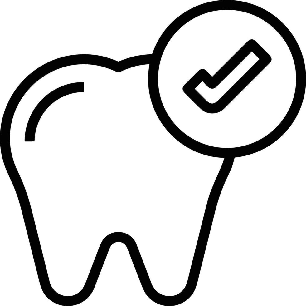 Zahn Zahnarzt Symbol Symbol Bild Vektor. Illustration von das Dental Medizin Symbol Design Grafik Bild vektor