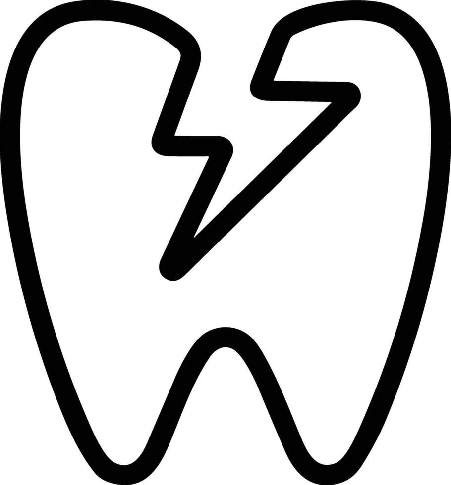 Zahn Zahnarzt Symbol Symbol Bild Vektor. Illustration von das Dental Medizin Symbol Design Grafik Bild vektor