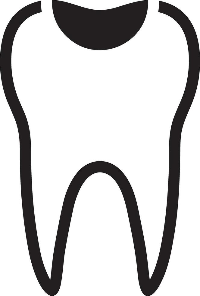 Zahn Zahnarzt Symbol Symbol Bild Vektor. Illustration von das Dental Medizin Symbol Design Grafik Bild vektor