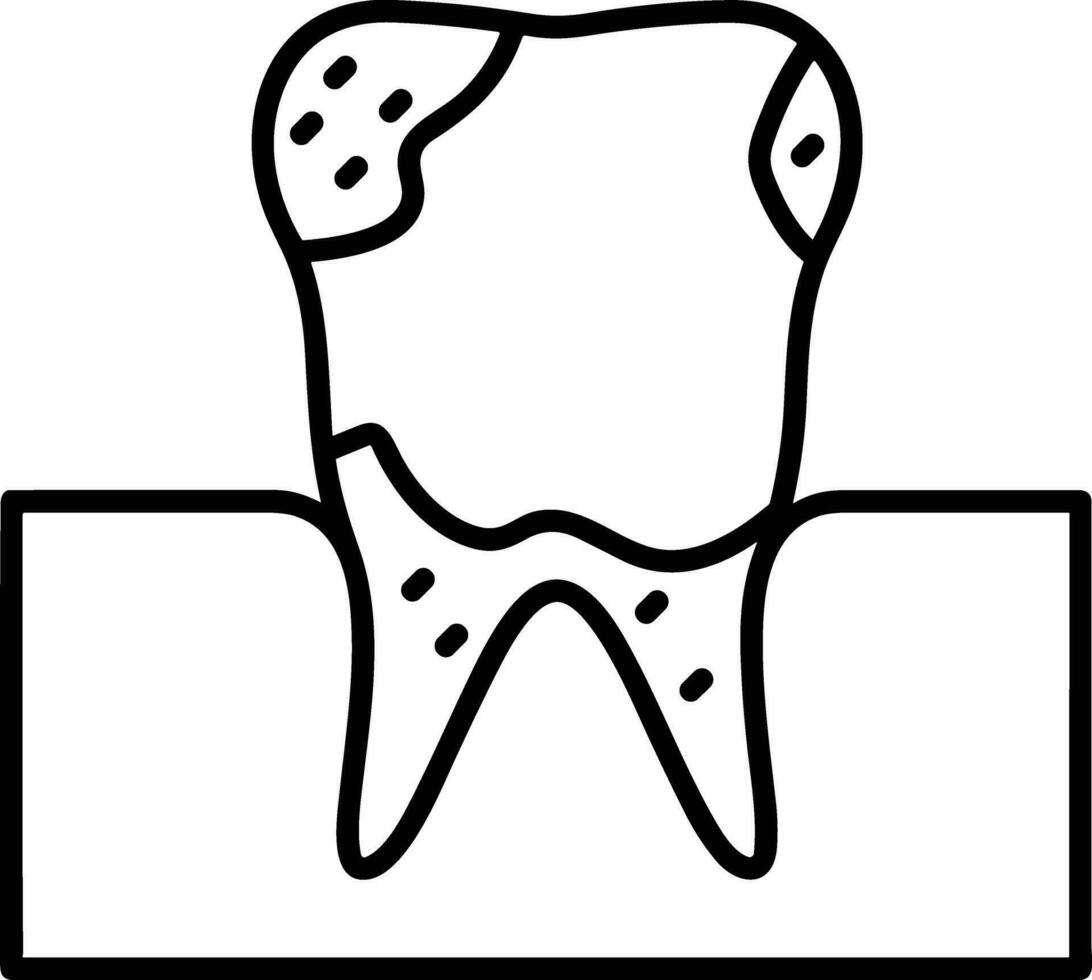 Zahn Zahnarzt Symbol Symbol Bild Vektor. Illustration von das Dental Medizin Symbol Design Grafik Bild vektor