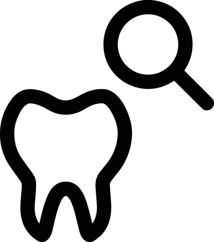 Zahn Zahnarzt Symbol Symbol Bild Vektor. Illustration von das Dental Medizin Symbol Design Grafik Bild vektor