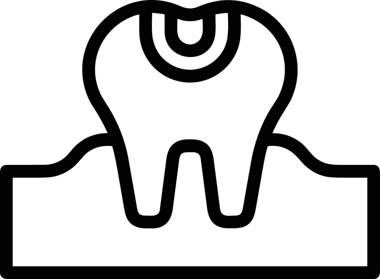 Zahn Zahnarzt Symbol Symbol Bild Vektor. Illustration von das Dental Medizin Symbol Design Grafik Bild vektor