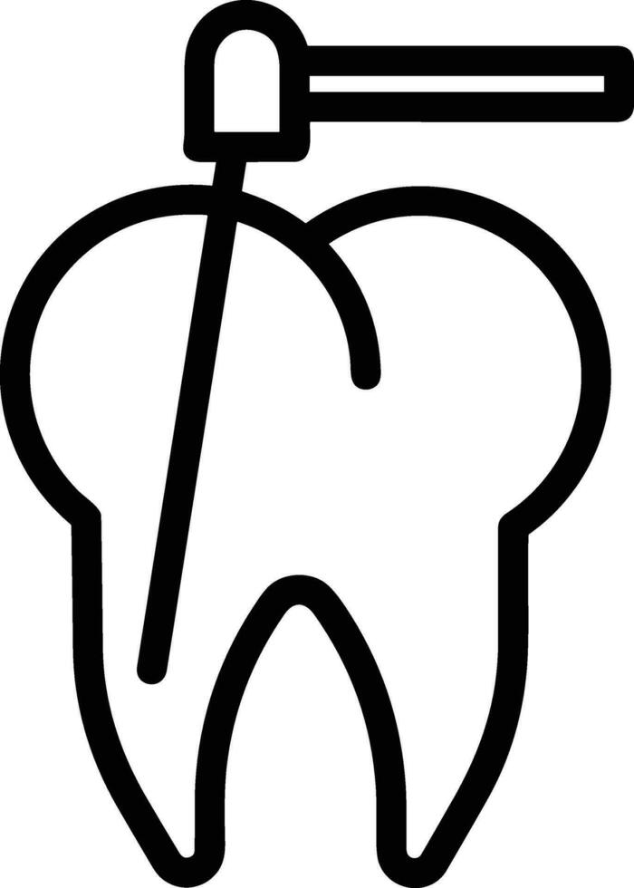 Zahn Zahnarzt Symbol Symbol Bild Vektor. Illustration von das Dental Medizin Symbol Design Grafik Bild vektor