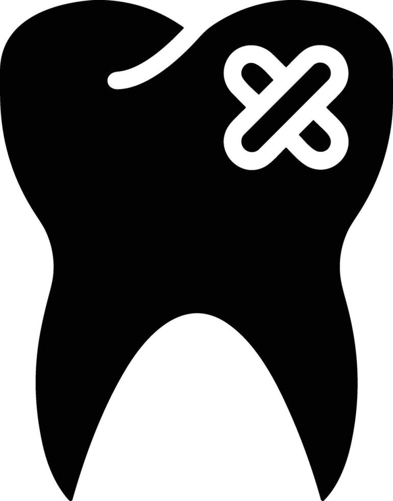 Zahn Zahnarzt Symbol Symbol Bild Vektor. Illustration von das Dental Medizin Symbol Design Grafik Bild vektor