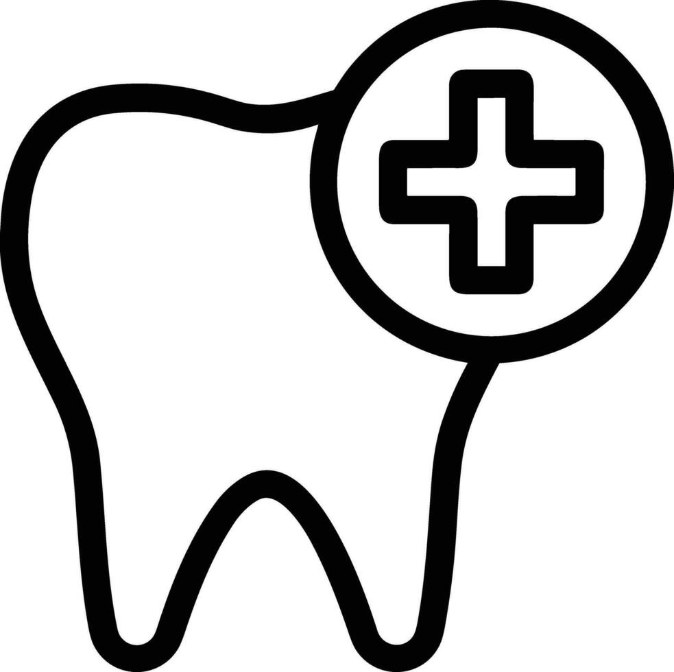 Zahn Zahnarzt Symbol Symbol Bild Vektor. Illustration von das Dental Medizin Symbol Design Grafik Bild vektor