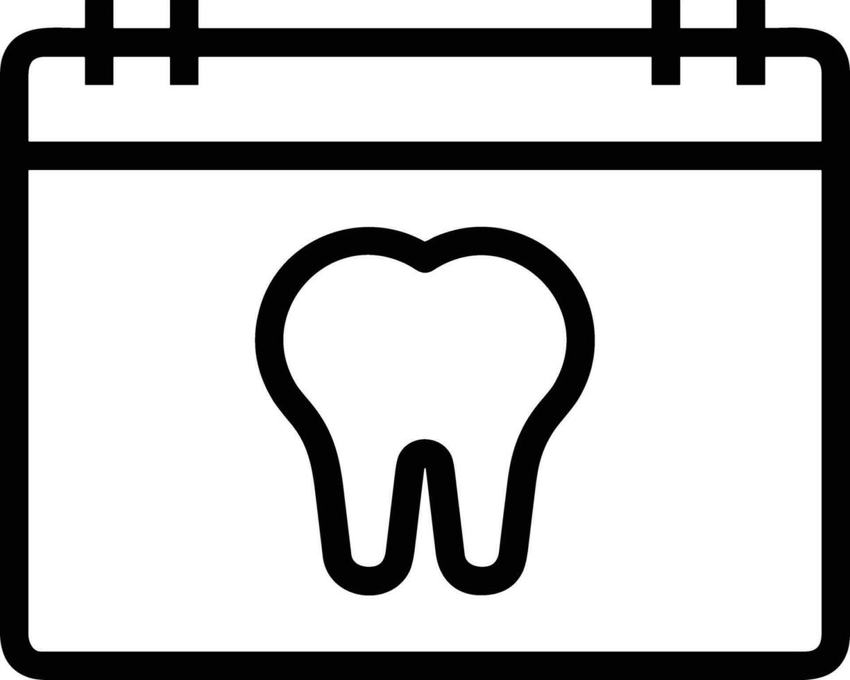 Zahn Zahnarzt Symbol Symbol Bild Vektor. Illustration von das Dental Medizin Symbol Design Grafik Bild vektor