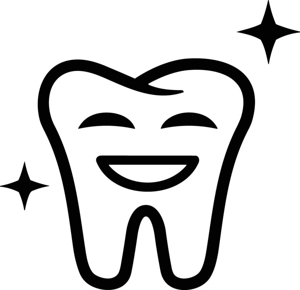 Zahn Zahnarzt Symbol Symbol Bild Vektor. Illustration von das Dental Medizin Symbol Design Grafik Bild vektor