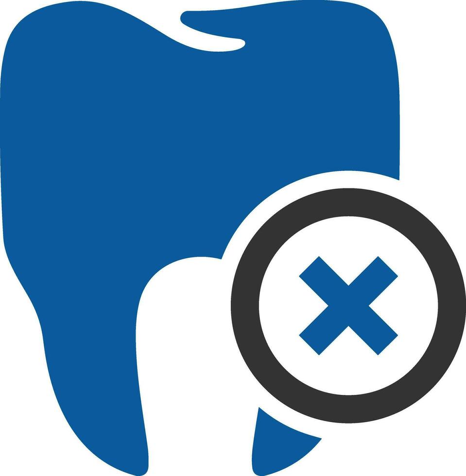 Zahn Zahnarzt Symbol Symbol Bild Vektor. Illustration von das Dental Medizin Symbol Design Grafik Bild vektor