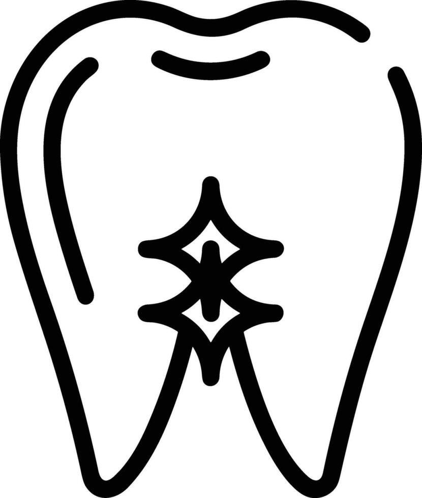 Zahn Zahnarzt Symbol Symbol Bild Vektor. Illustration von das Dental Medizin Symbol Design Grafik Bild vektor