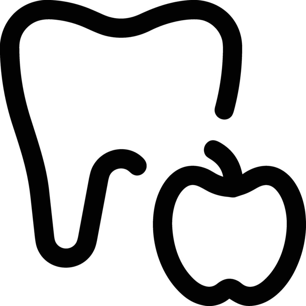 Zahn Zahnarzt Symbol Symbol Bild Vektor. Illustration von das Dental Medizin Symbol Design Grafik Bild vektor