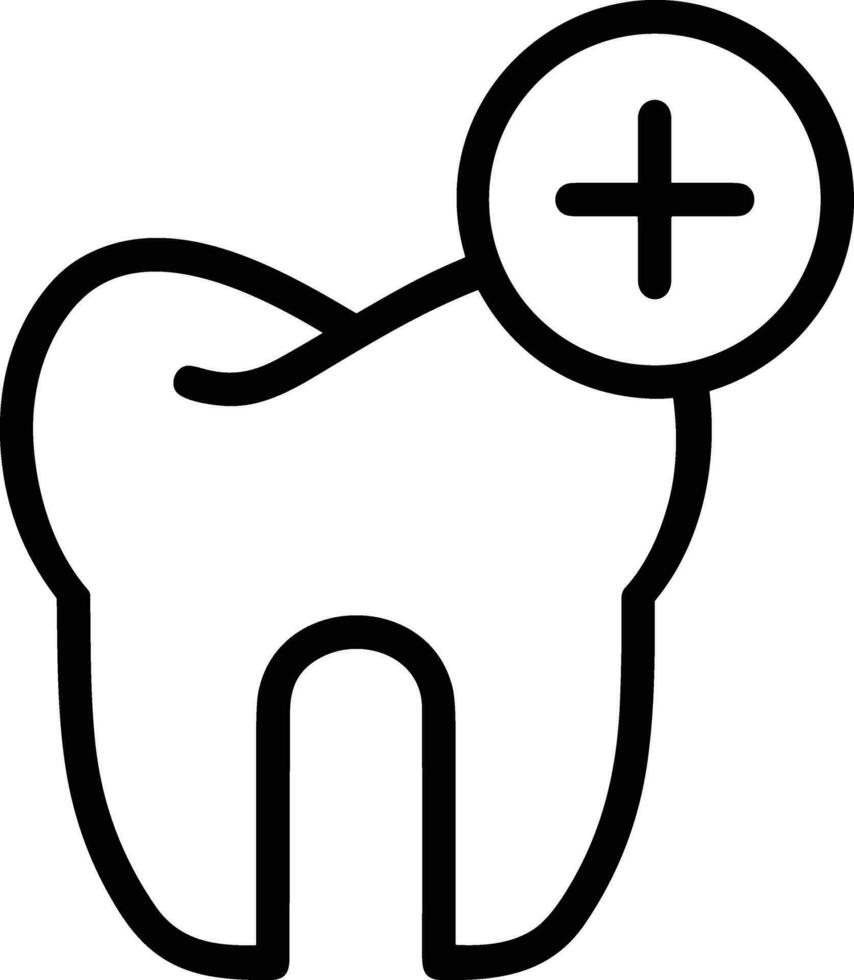 Zahn Zahnarzt Symbol Symbol Bild Vektor. Illustration von das Dental Medizin Symbol Design Grafik Bild vektor