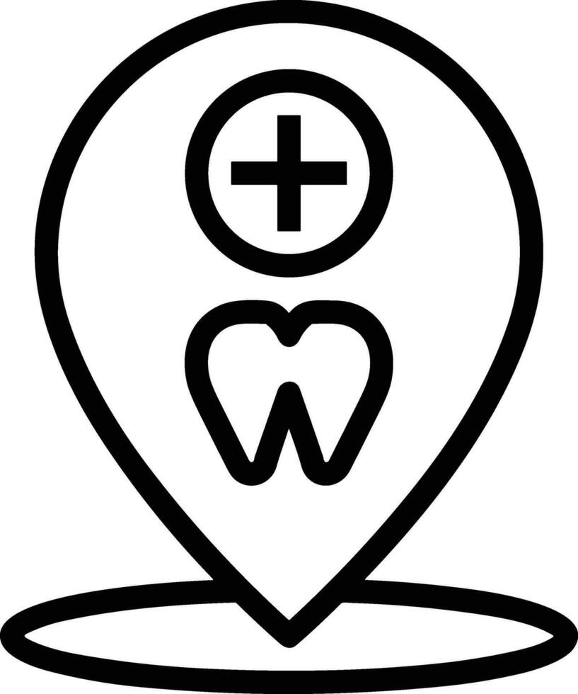 tand tandläkare ikon symbol bild vektor. illustration av de dental medicin symbol design grafisk bild vektor