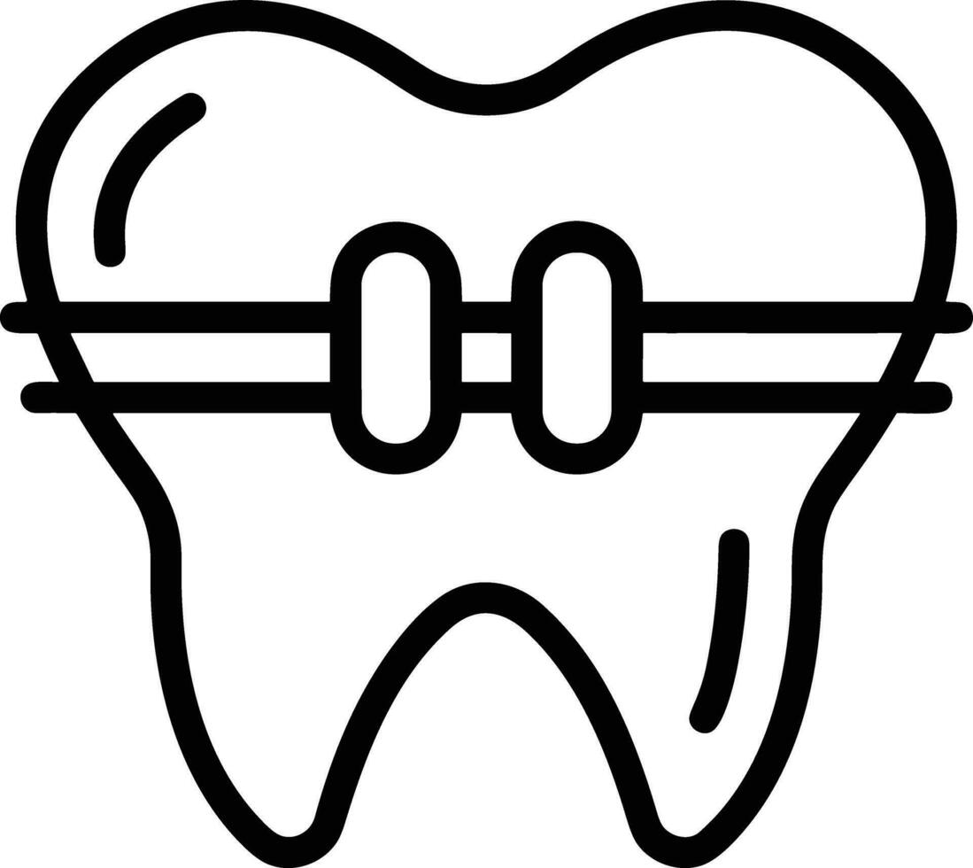 Zahn Zahnarzt Symbol Symbol Bild Vektor. Illustration von das Dental Medizin Symbol Design Grafik Bild vektor