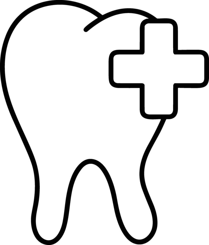 Zahn Zahnarzt Symbol Symbol Bild Vektor. Illustration von das Dental Medizin Symbol Design Grafik Bild vektor