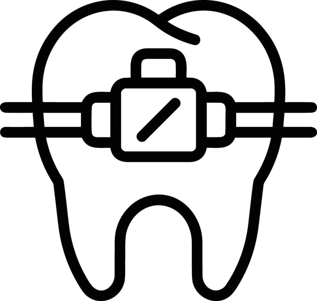 Zahn Zahnarzt Symbol Symbol Bild Vektor. Illustration von das Dental Medizin Symbol Design Grafik Bild vektor