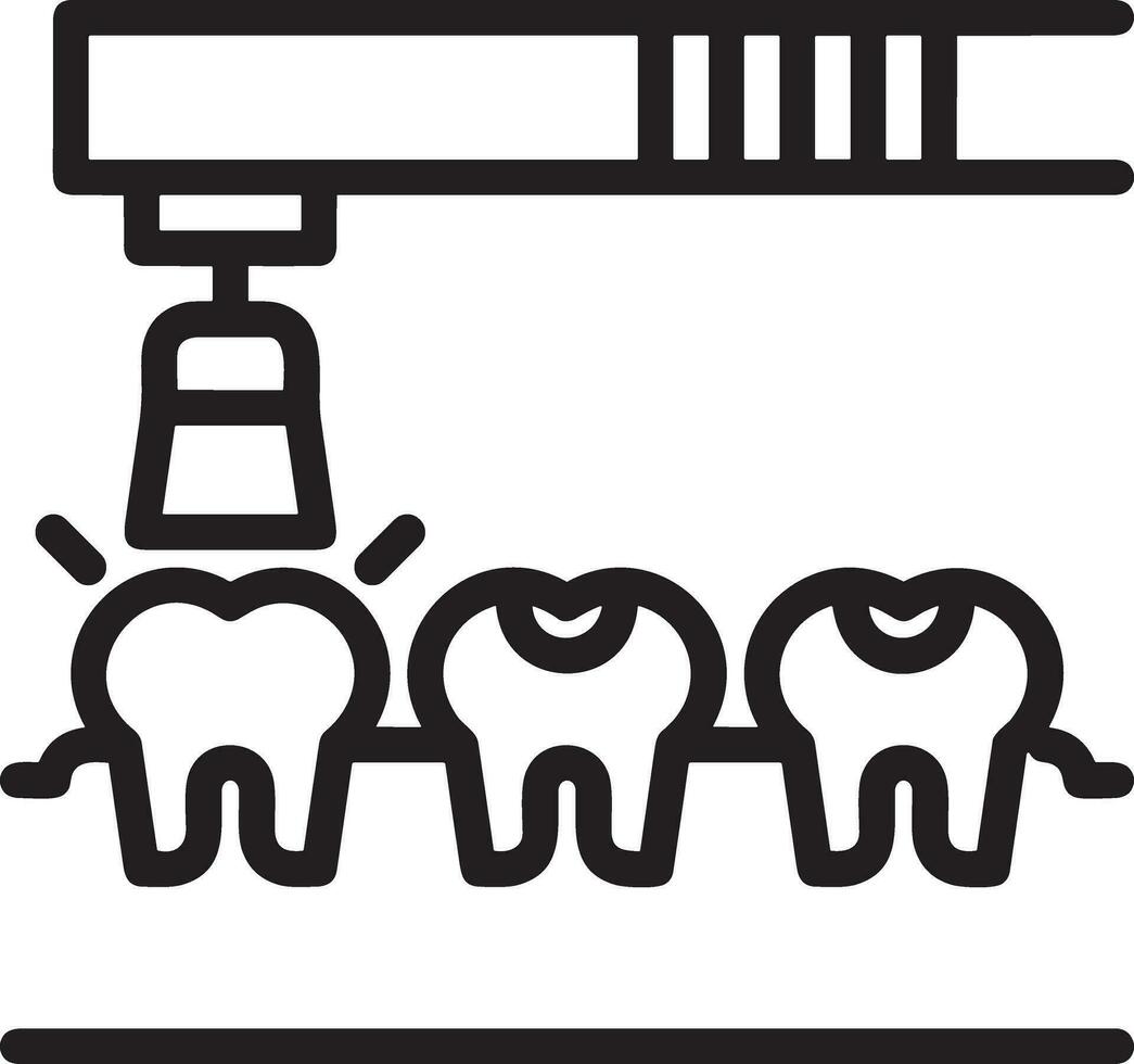 Zahn Zahnarzt Symbol Symbol Bild Vektor. Illustration von das Dental Medizin Symbol Design Grafik Bild vektor