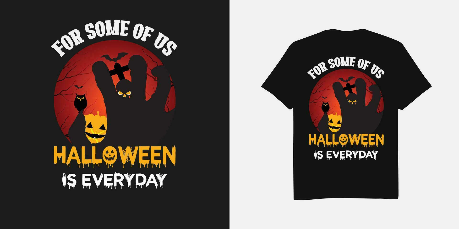 halloween t -shirt design vektor