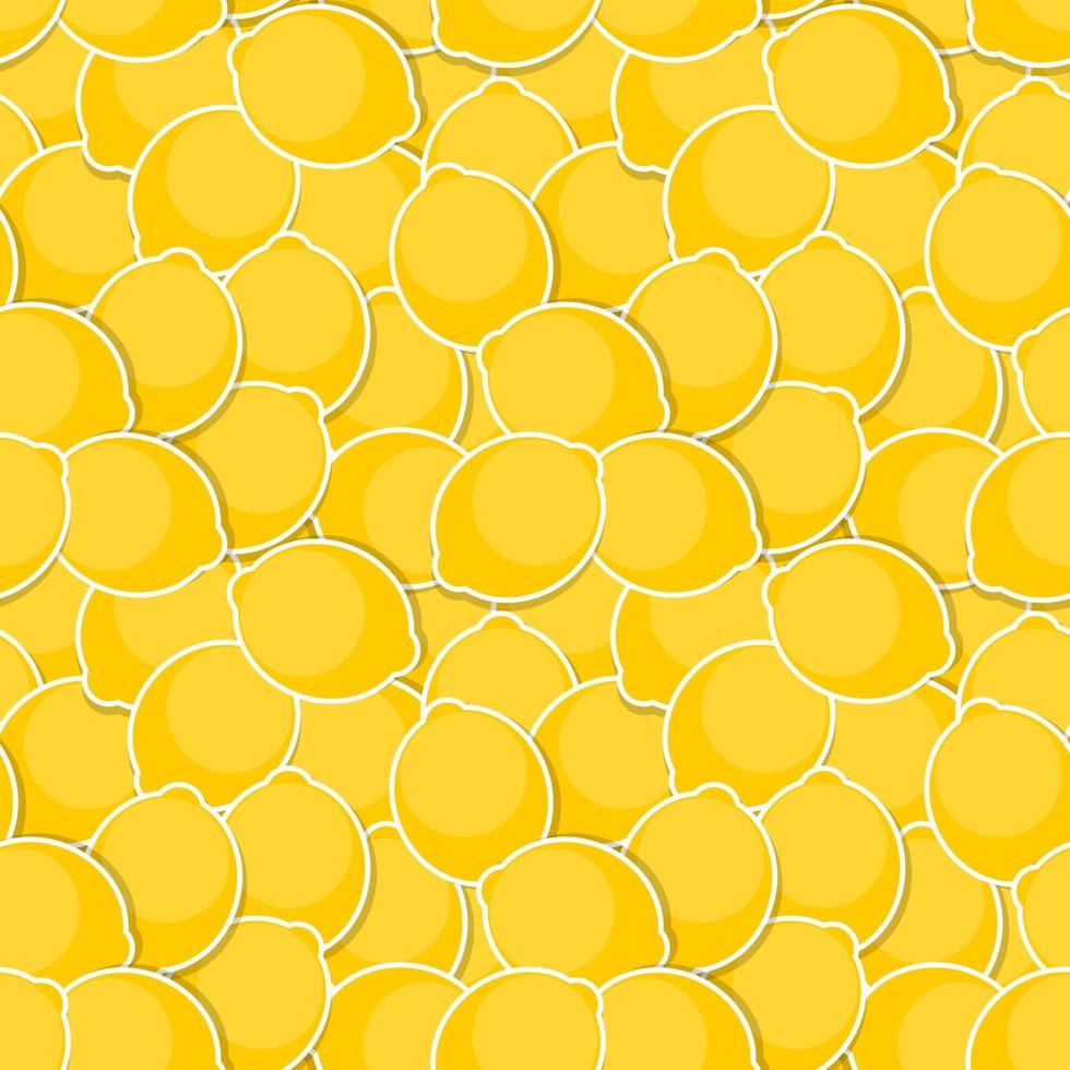 citron sömlös bakgrund vektor
