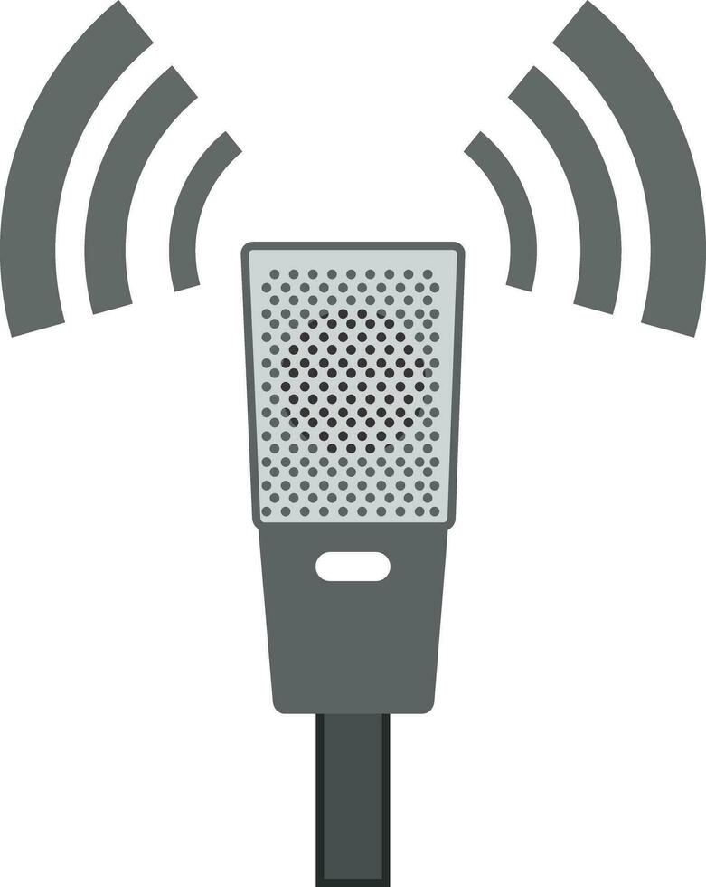 Podcast Logo Symbol Design Vektor