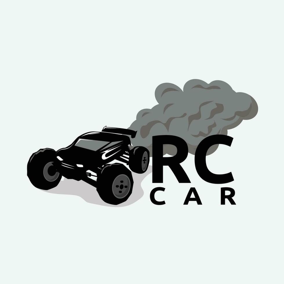 rc Auto Rennen Vektor Illustration . geeignet zum T-Shirt und Logo