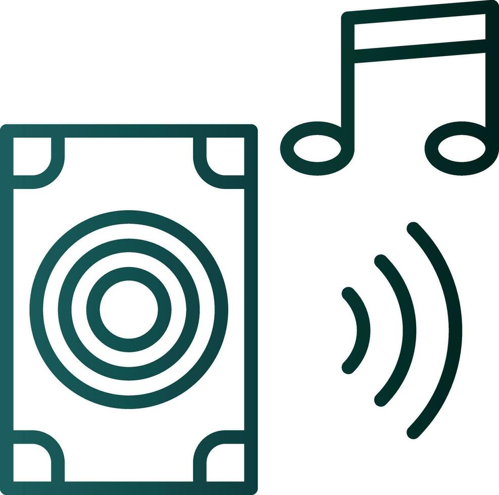 musik systemet vektor ikon design