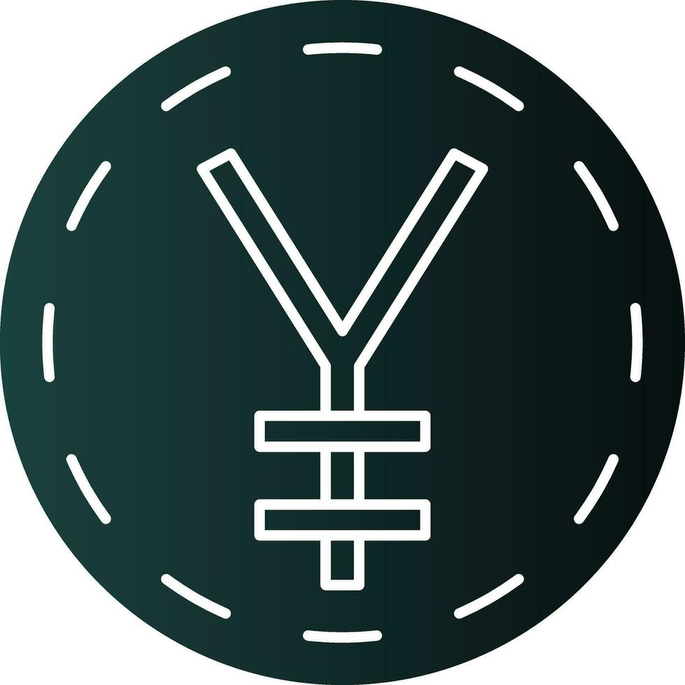 japanisch Yen Vektor Symbol Design