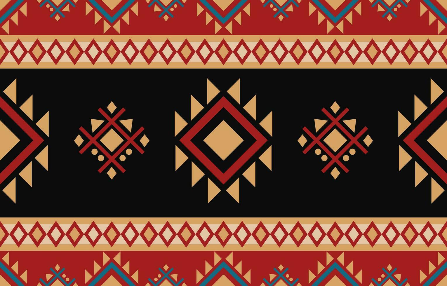 ethnisch abstrakt Ikat Kunst. aztekisch Ornament drucken. geometrisch ethnisch Muster nahtlos Farbe orientalisch. Design zum Hintergrund ,Vorhang, Teppich, Hintergrund, Kleidung, Verpackung, Batik, Vektor Illustration.