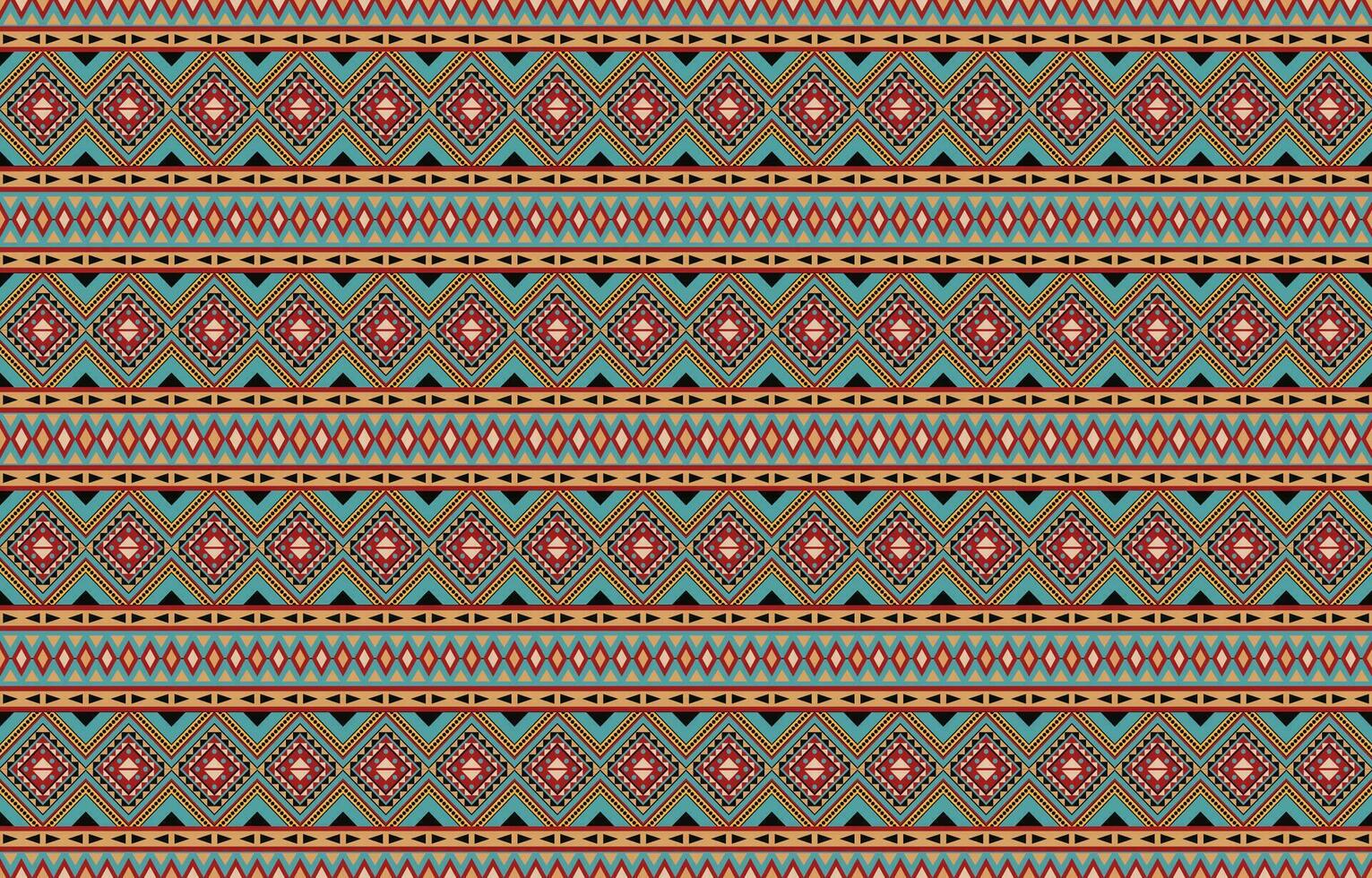 ethnisch abstrakt Ikat Kunst. aztekisch Ornament drucken. geometrisch ethnisch Muster nahtlos Farbe orientalisch. Design zum Hintergrund ,Vorhang, Teppich, Hintergrund, Kleidung, Verpackung, Batik, Vektor Illustration.