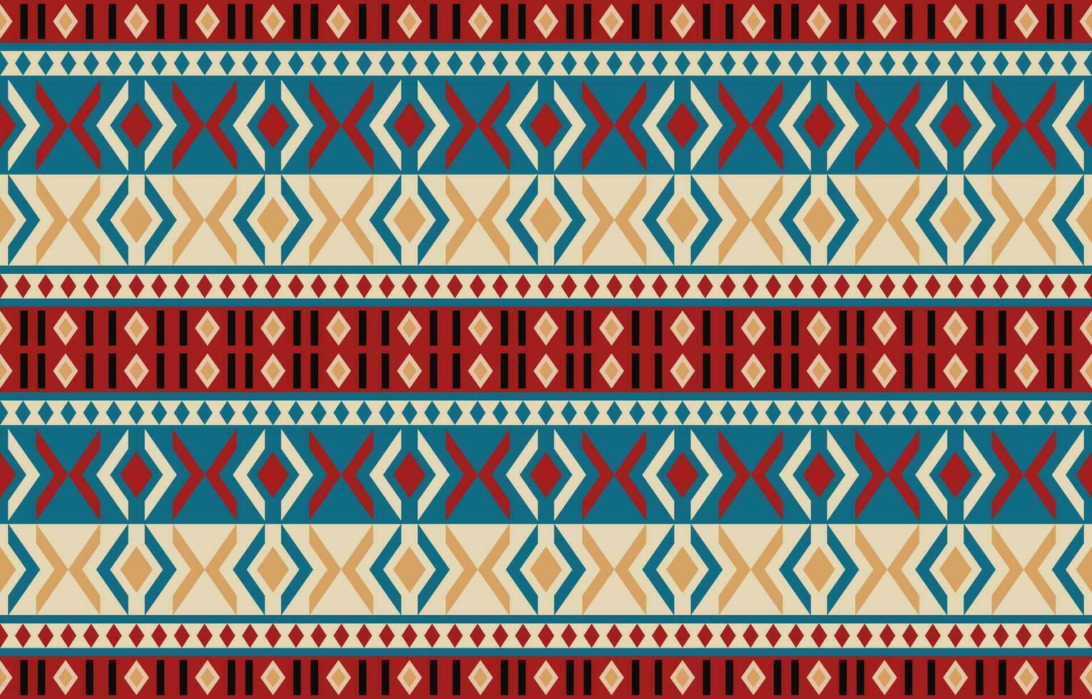 ethnisch abstrakt Ikat Kunst. aztekisch Ornament drucken. geometrisch ethnisch Muster nahtlos Farbe orientalisch. Design zum Hintergrund ,Vorhang, Teppich, Hintergrund, Kleidung, Verpackung, Batik, Vektor Illustration.