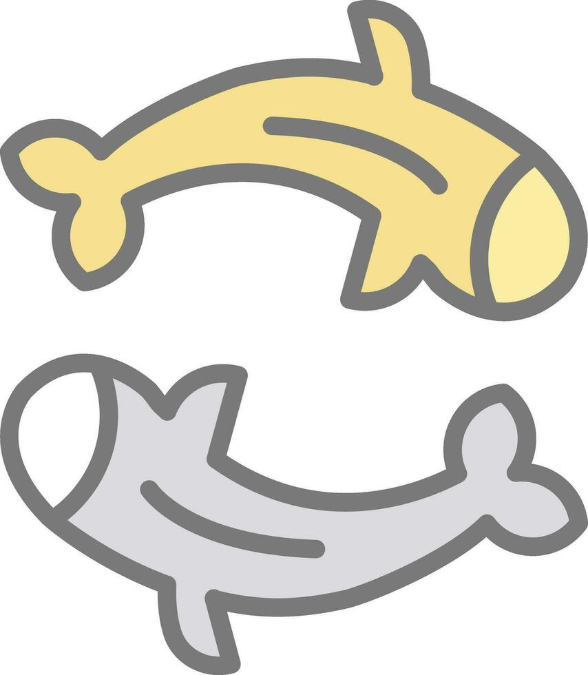 koi fisk vektor ikon design